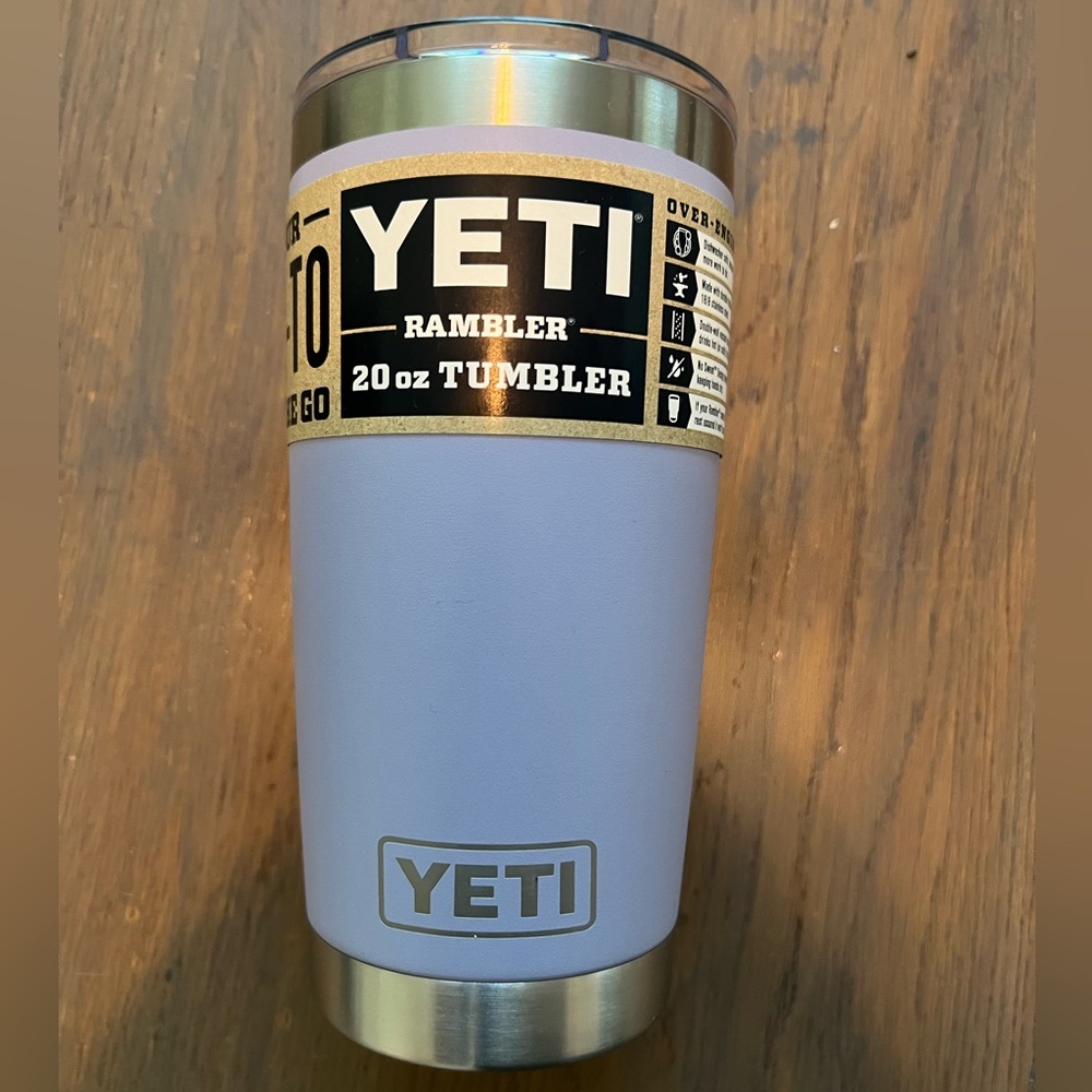 NWT Discontinued YETI Rambler 20 oz Tumbler in Cosmic Lilac